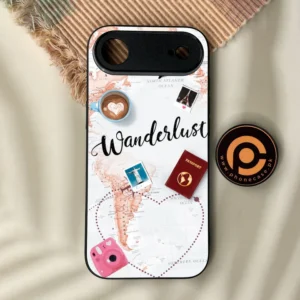 iPhone Air - World Journey - Premium Metal Printed Soft Bumper Shock Proof Case - Image 1