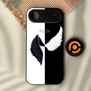 iPhone Air - Angel 2.0 Design 5 - Premium Metal Printed Soft Bumper Shock Proof Case - Image 1