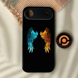 iPhone Air - Angel 2.0 Design 8 - Premium Metal Printed Soft Bumper Shock Proof Case - Image 1