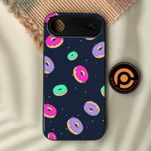 iPhone Air - Colorful Donuts - Premium Metal Printed Soft Bumper Shock Proof Case - Image 1