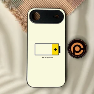 iPhone Air - Be Positive Design - Premium Metal Printed Soft Bumper Shock Proof Case - Image 1