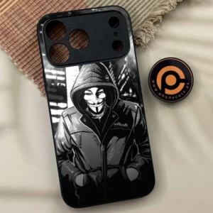 iPhone 17 Pro - Anonymous 2.0 Series - Premium Metal Printed soft Bumper shock Proof Case - Image 1