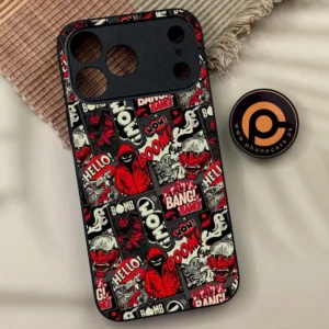iPhone 17 Pro Max - Boom Red - Premium Metal Printed soft Bumper shock Proof Case - Image 1