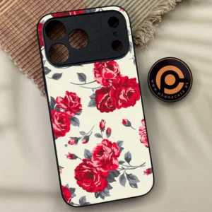 iPhone 17 Pro Max - Floral Series Design 8 - Premium Metal Printed soft Bumper shock Proof Case CS-39097 - Image 1
