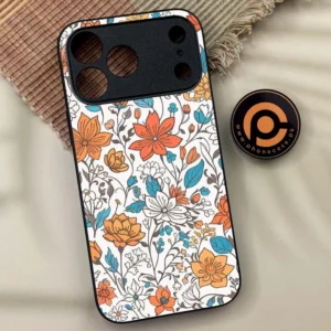 iPhone 17 Pro - Floral Series Design 9 - Premium Metal Printed soft Bumper shock Proof Case - Image 1