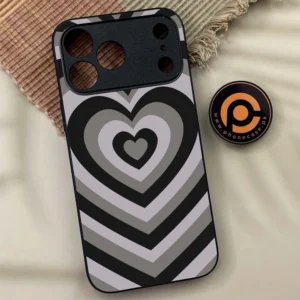 iPhone 17 Pro - Heart Beat Series - Premium Metal Printed soft Bumper shock Proof Case - Image 1