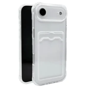 iPhone Air - Wallet Card Holder Transparent Slot ShockProof Case - Image 1