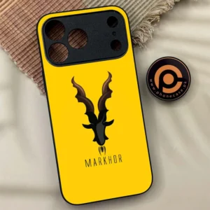 iPhone 17 Pro - Markhor Series - Premium Metal Printed soft Bumper shock Proof Case - Image 1
