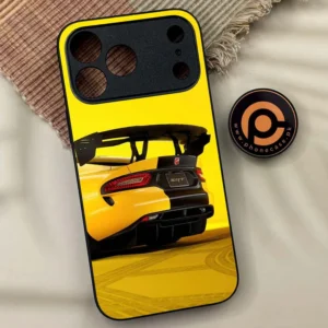 iPhone 17 Pro - Sakura Racing Car - Premium Metal Printed soft Bumper shock Proof Case - Image 1