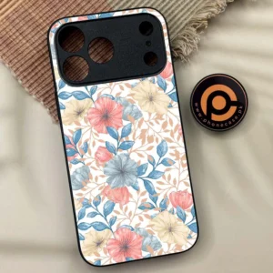 iPhone 17 Pro Max - Seamless Flower - Premium Metal Printed soft Bumper shock Proof Case - Image 1