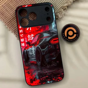 iPhone 17 Pro - Tokyo Dark Night Racing Car - Premium Metal Printed soft Bumper shock Proof Case - Image 1