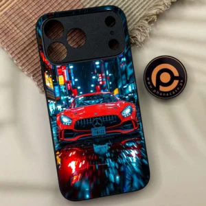 iPhone 17 Pro Max - V8 GT Racing Car - Premium Metal Printed soft Bumper shock Proof Case - Image 1