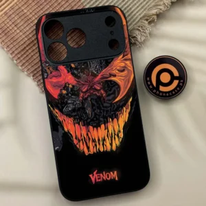 iPhone 17 Pro - VENOM Case - Premium Metal Printed soft Bumper shock Proof Case - Image 1