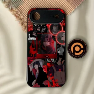 iPhone Air - Itachi Aesthetic - Premium Metal Printed Soft Bumper Shock Proof Case - Image 1