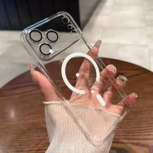iPhone 17 Pro - Crystal Clear Full Protection Case With Built in Camera Lens Protector - Image 1