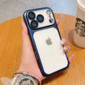 iPhone 17 Pro - Luxury Electroplated Metal Feel with Built-in Camera Lens Protection Case - Image 1