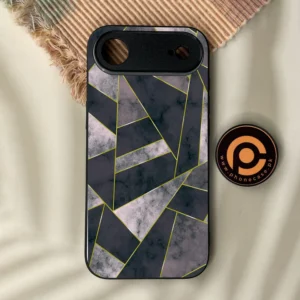 iPhone Air - Geometric Design 2 - Premium Metal Printed Soft Bumper Shock Proof Case - Image 1