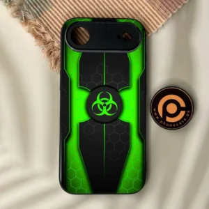 iPhone Air - Biohazard Design 3 - Premium Metal Printed Soft Bumper Shock Proof Case - Image 1