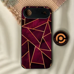 iPhone Air - Geometric Design 4 - Premium Metal Printed Soft Bumper Shock Proof Case - Image 1
