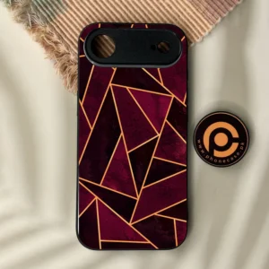 iPhone Air - Geometric Design 7 - Premium Metal Printed Soft Bumper Shock Proof Case - Image 1
