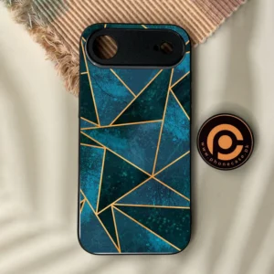 iPhone Air - Geometric Design 6 - Premium Metal Printed Soft Bumper Shock Proof Case - Image 1