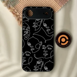 iPhone Air - Girls Design 6 - Premium Metal Printed Soft Bumper Shock Proof Case - Image 1