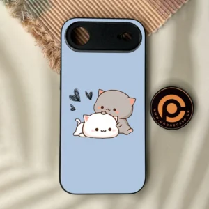 iPhone Air - Cute Bubu Dudu Design 3 - Premium Metal Printed Soft Bumper Shock Proof Case - Image 1