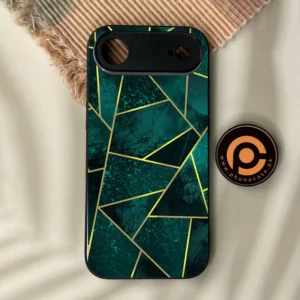 iPhone Air - Geometric Design 9 - Premium Metal Printed Soft Bumper Shock Proof Case - Image 1