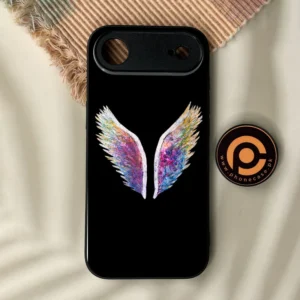 iPhone Air - Angel Wings Design 3 - Premium Metal Printed Soft Bumper Shock Proof Case - Image 1
