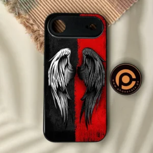 iPhone Air - Angel 2.0 Design 10 - Premium Metal Printed Soft Bumper Shock Proof Case - Image 1