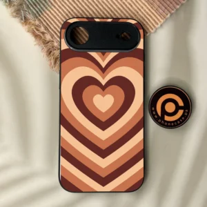 iPhone Air - Heartbeat Design 2 - Premium Metal Printed Soft Bumper Shock Proof Case - Image 1