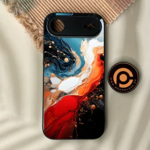 iPhone Air - Liquid 2.0 Design 9 - Premium Metal Printed Soft Bumper Shock Proof Case - Image 1