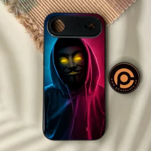 iPhone Air - Anonymous 2.0 Design 2 - Premium Metal Printed Soft Bumper Shock Proof Case - Image 1