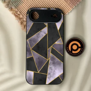 iPhone Air - Geometric Design 8 - Premium Metal Printed Soft Bumper Shock Proof Case - Image 1