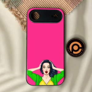 iPhone Air - Anime Girls Design 10 - Premium Metal Printed Soft Bumper Shock Proof Case - Image 1