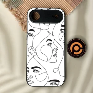 iPhone Air - Girls Design 7 - Premium Metal Printed Soft Bumper Shock Proof Case - Image 1