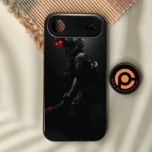 iPhone Air - Black Art Design 9 - Premium Metal Printed Soft Bumper Shock Proof Case - Image 1