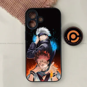 iPhone 17 - Anime 2.0 Series - Premium Printed Glass soft Bumper shock Proof Case - Image 1