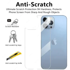 iPhone 16 Pro Max - Ultra Clear Anti-Scratch Tempered Glass Back Protector - Image 1