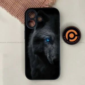 iPhone 17 - Black Art Series - Premium Printed Glass soft Bumper shock Proof Case - Image 1