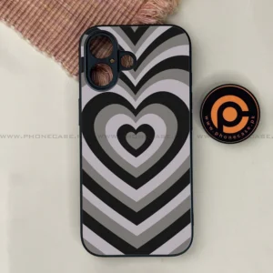iPhone 17 - Heart Beat Series - Premium Printed Glass soft Bumper shock Proof Case - Image 1