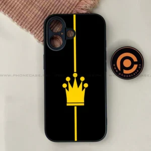 iPhone 17 - King 2.0 Series - Premium Printed Glass soft Bumper shock Proof Case - Image 1