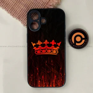iPhone 17 - King 2.0 Series - Premium Printed Glass soft Bumper shock Proof Case - Image 1