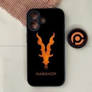 iPhone 17 - Markhor Series - Premium Printed Glass soft Bumper shock Proof Case - Image 1