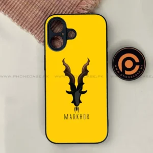 iPhone 17 - Markhor Series - Premium Printed Glass soft Bumper shock Proof Case - Image 1