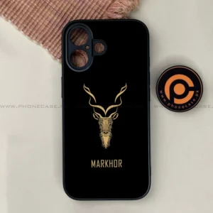 iPhone 17 - Markhor Series - Premium Printed Glass soft Bumper shock Proof Case - Image 1