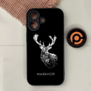 iPhone 17 - Markhor Series - Premium Printed Glass soft Bumper shock Proof Case - Image 1