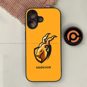 iPhone 17 - Markhor Series - Premium Printed Glass soft Bumper shock Proof Case - Image 1