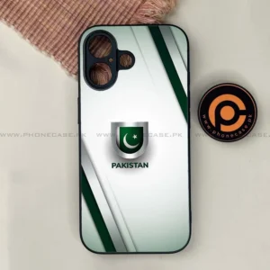 iPhone 17 - Pakistani Flag Series - Premium Printed Glass soft Bumper shock Proof Case - Image 1
