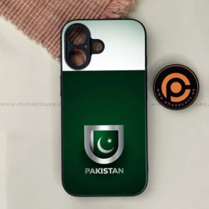 iPhone 17 - Pakistani Flag Series - Premium Printed Glass soft Bumper shock Proof Case - Image 1